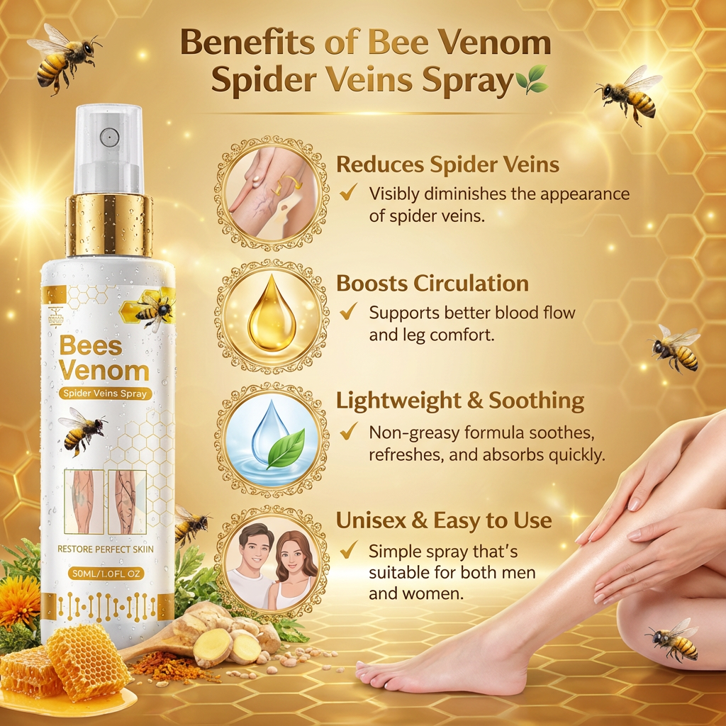Bee Venom Spider Veins Spray Pack of 3